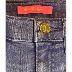 Lily Pulitzer Ocean High Rise Skinny Ankle Jeans